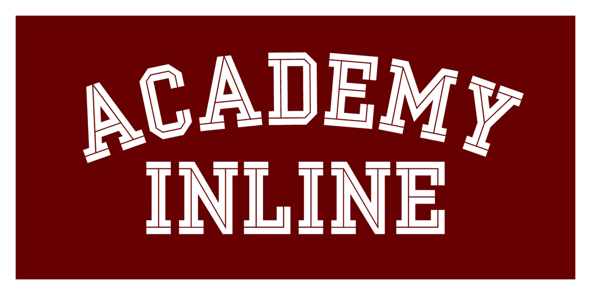 Academy Font Poster