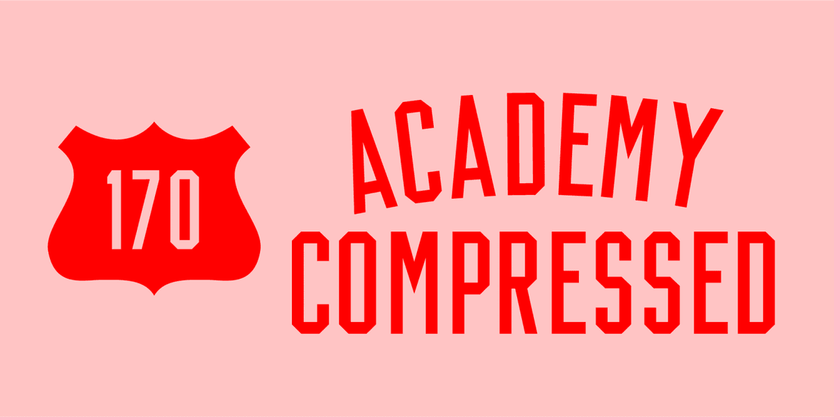 Academy Font Poster
