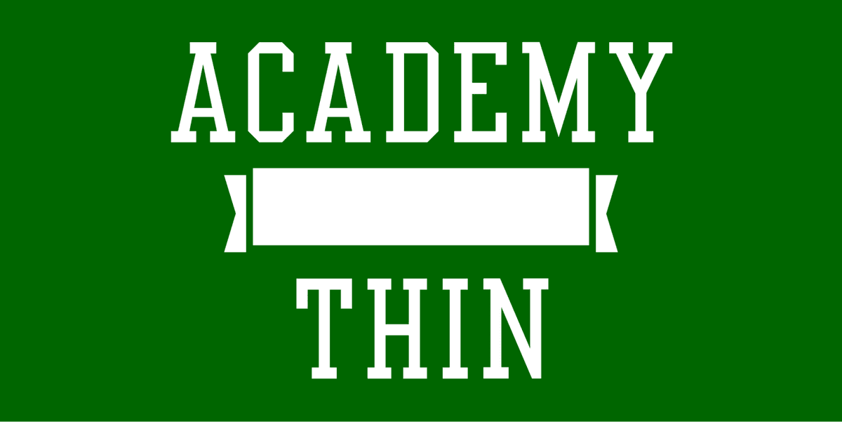 Academy Font Poster
