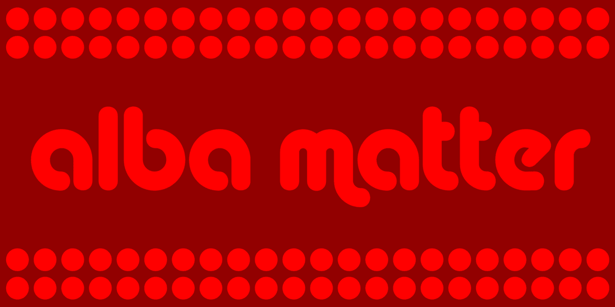 Alba Font Poster