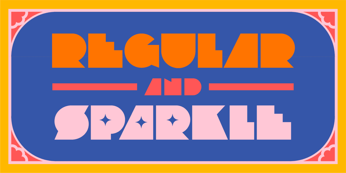Blonk Font Poster