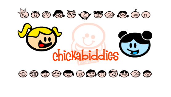 Chickabiddies Font Poster