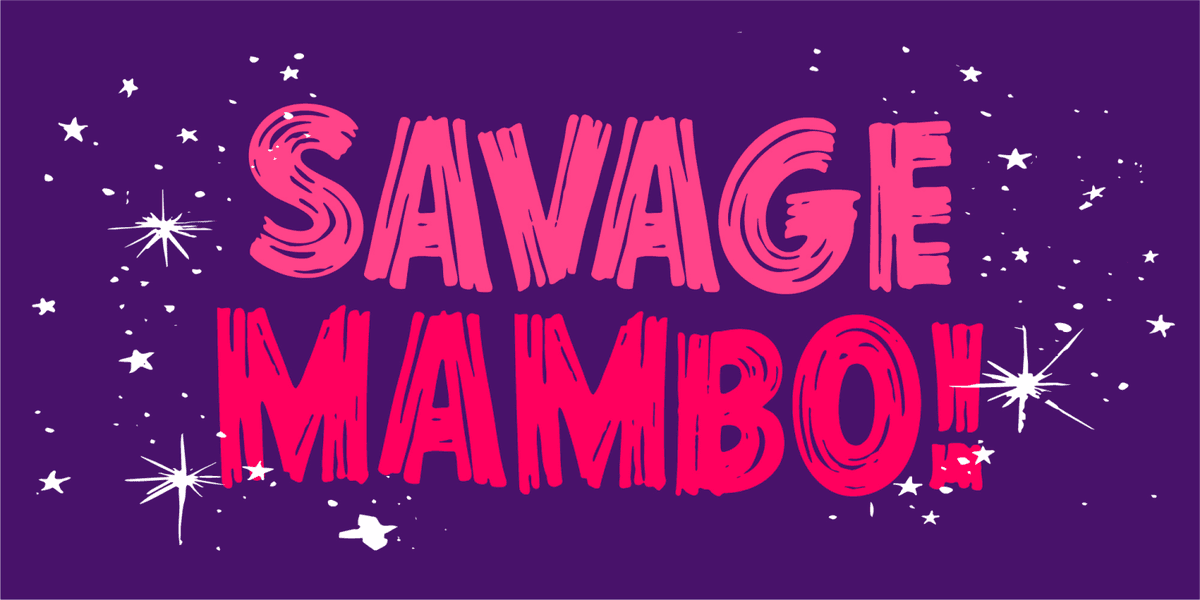 Conga Font Poster