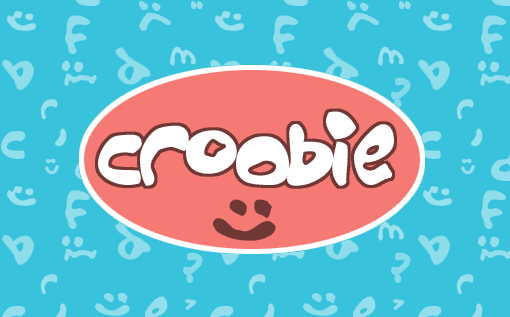 Croobie Font Poster