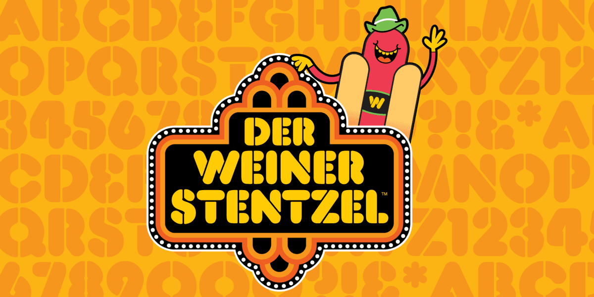 Der Weiner Stentzel Font Poster