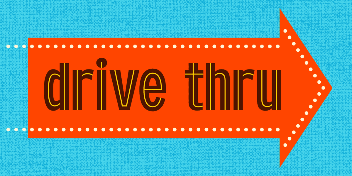 Drive Thru Font Family