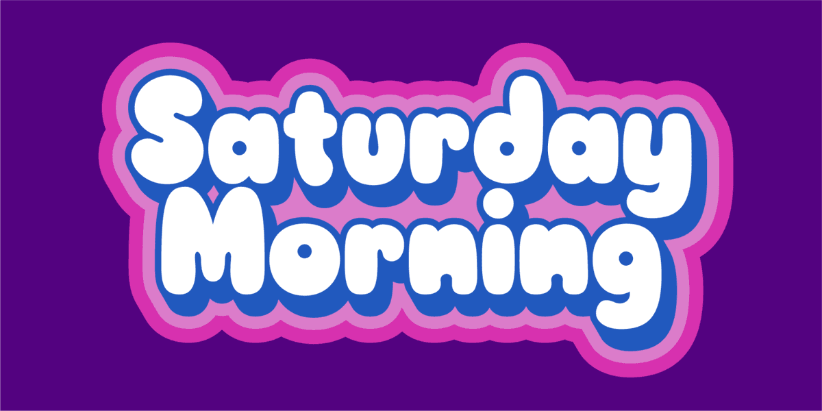 Dubble Font Poster