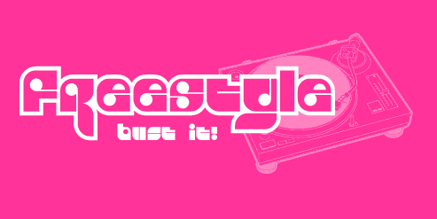 Freestyle Font Poster