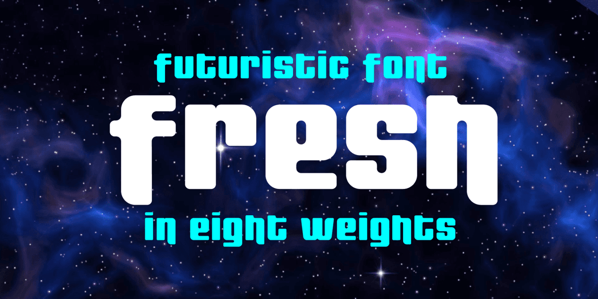 Fresh Font Poster