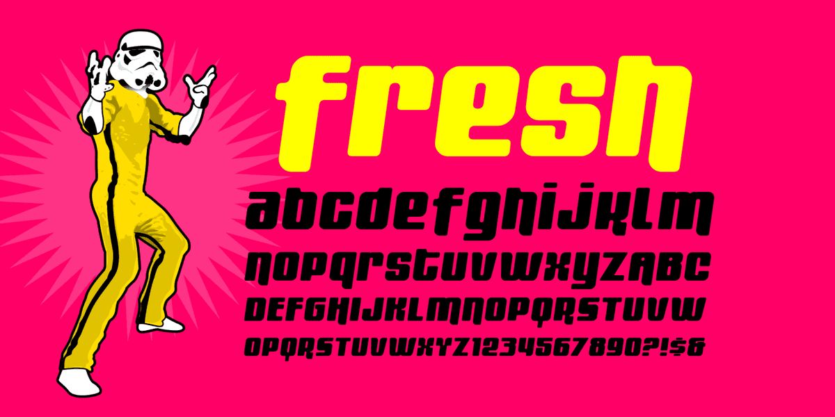 Fresh Font Poster
