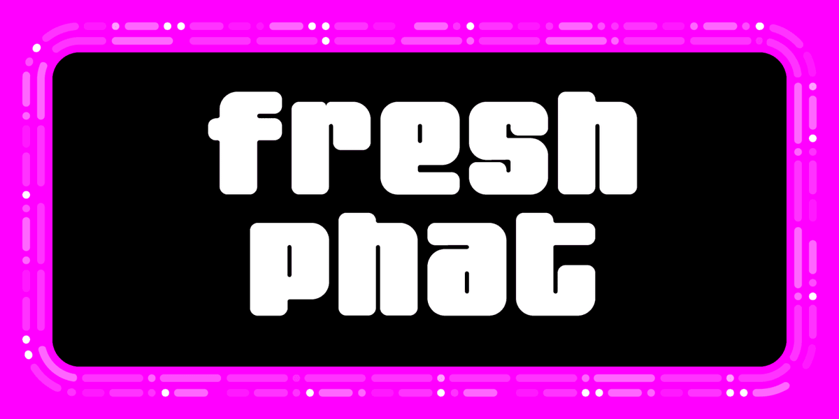 Fresh Font Poster