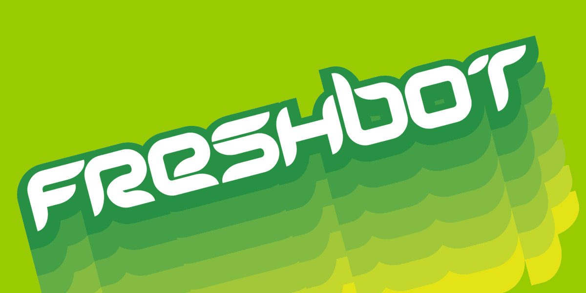 Freshbot Font Poster
