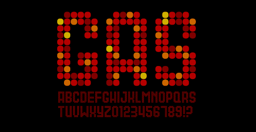 Gas Font Poster