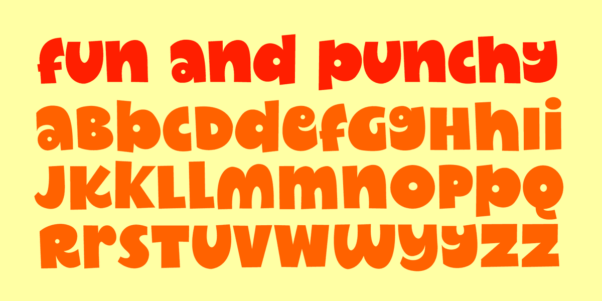 Giant Font Poster