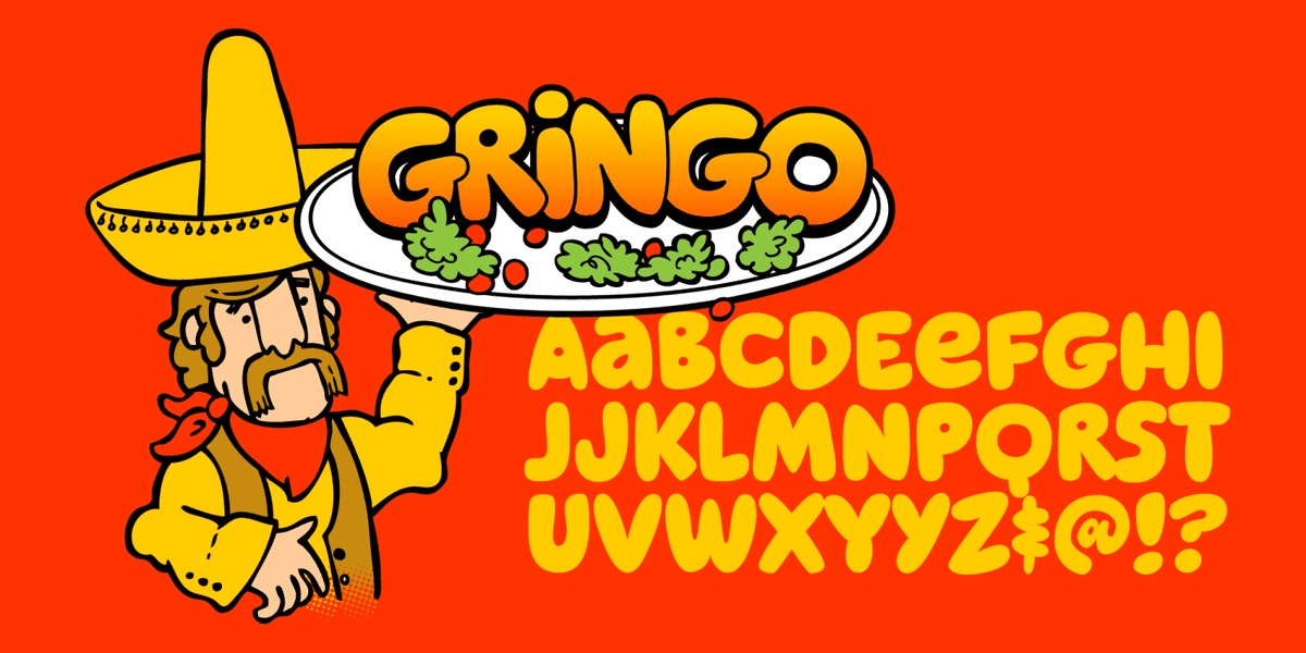 Gringo Font Poster