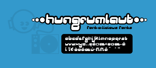 Hungrumlaut Font Poster