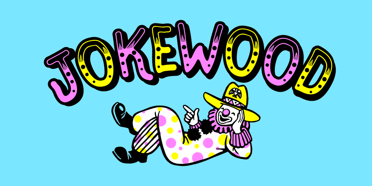 Jokewood Font Poster