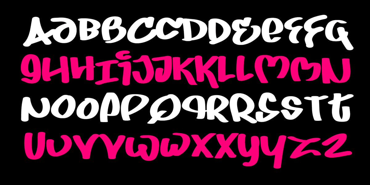 Juice Font Poster