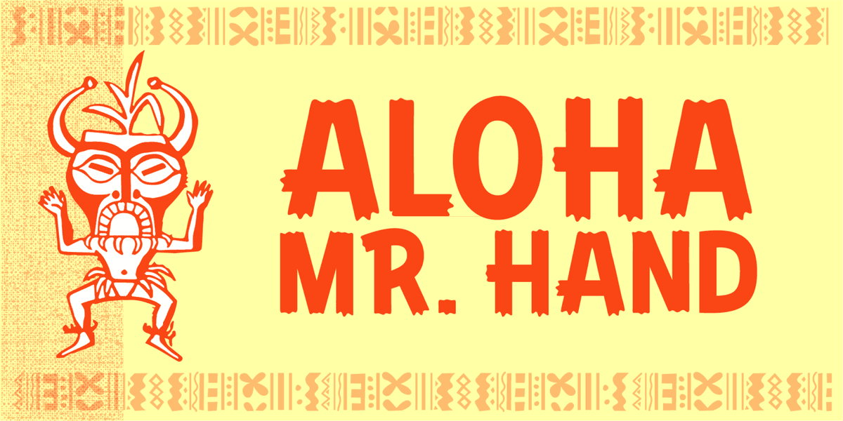 Kahuna Font Poster