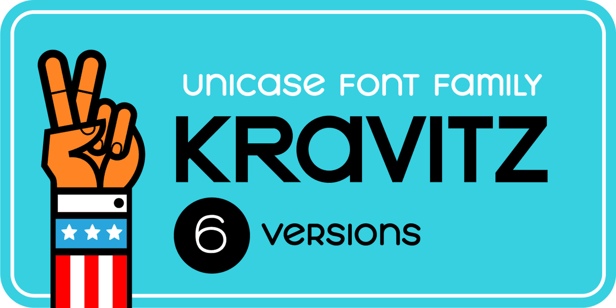 Kravitz Font Poster