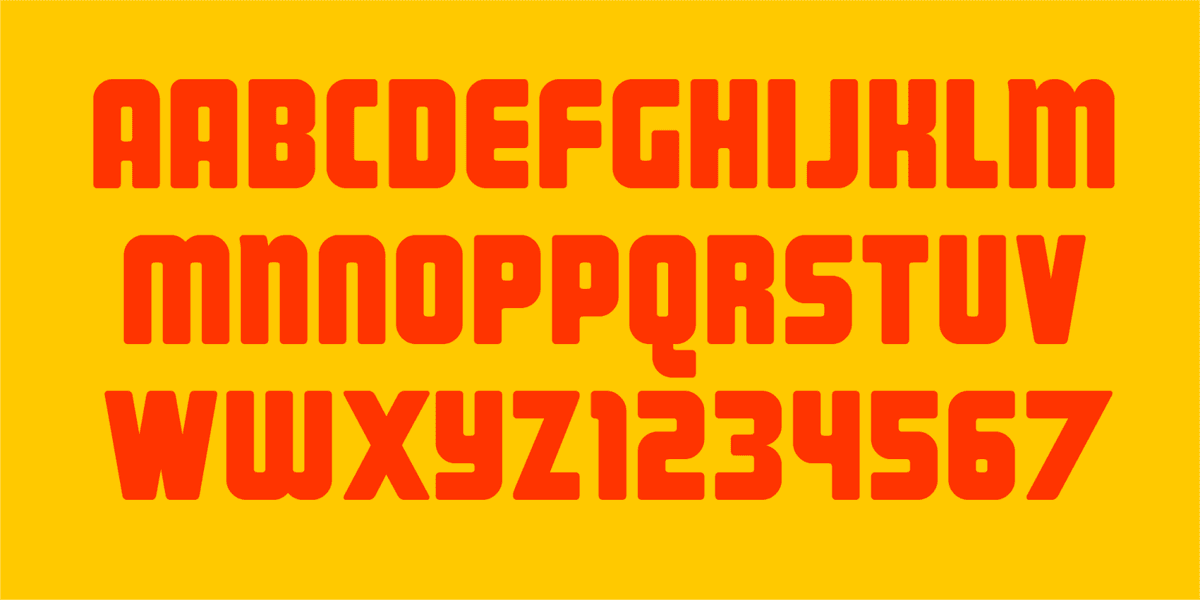 Magnum Font Poster