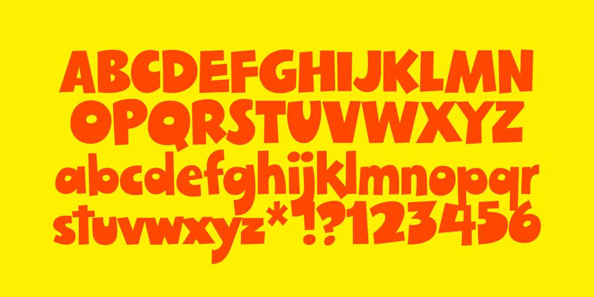 Milk Font Poster