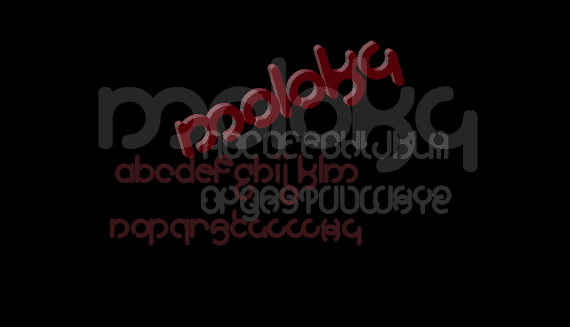 Moloky Font Poster