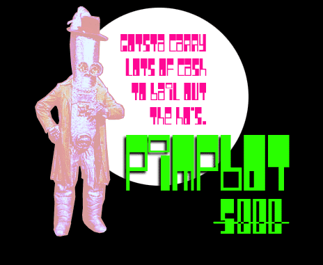 Pimpbot 5000 Font Poster