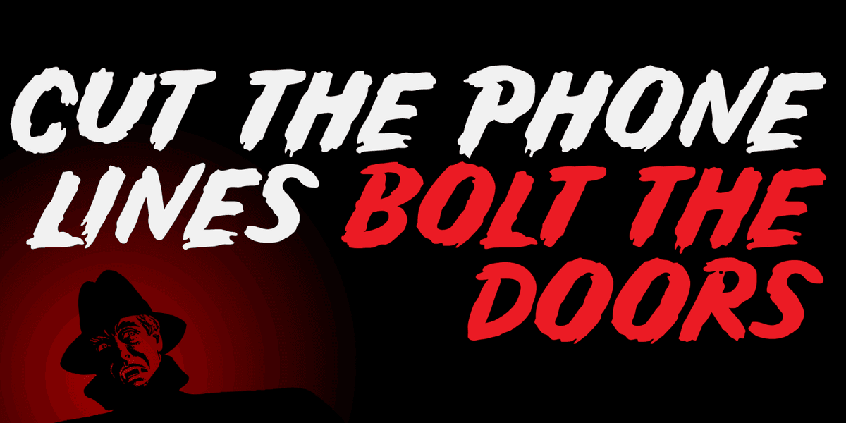 Plague Font Poster