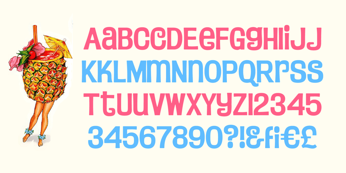 Polynesia Font Poster