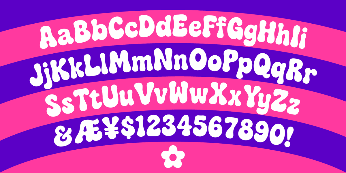 Poochie Font Poster