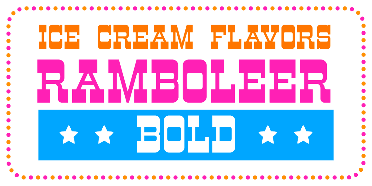 Ramboleer Font Poster