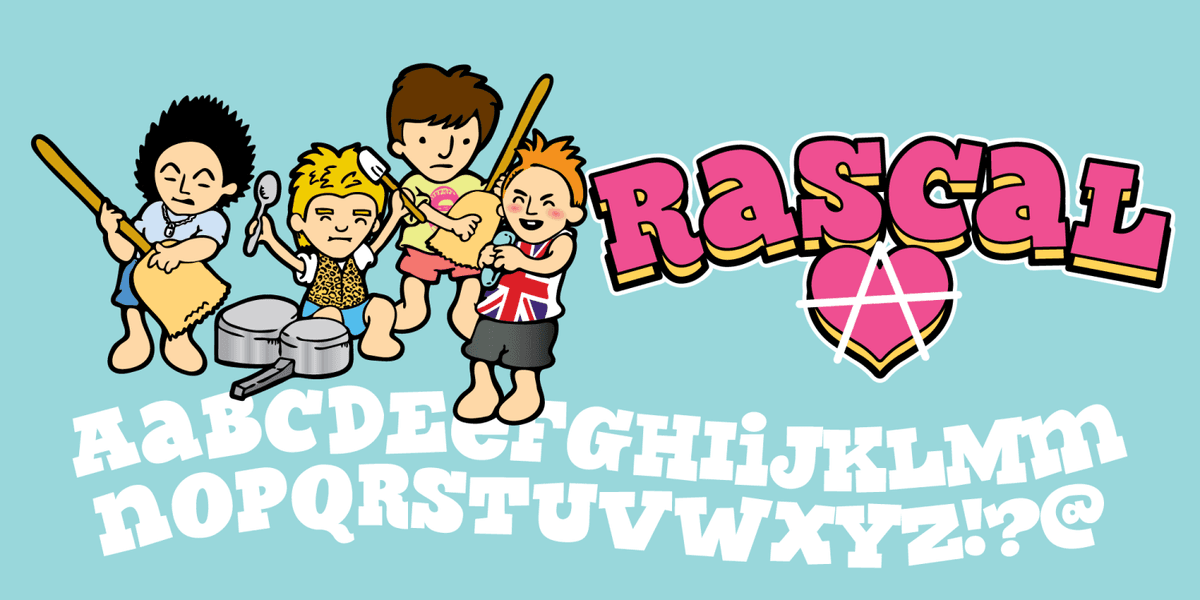 Rascal Font Poster
