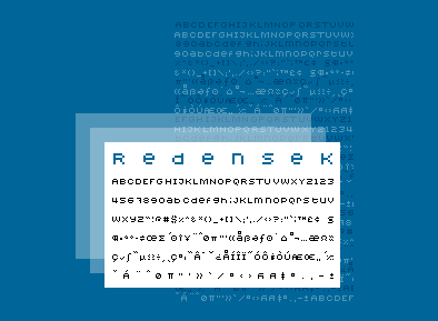 Redensek Font Poster