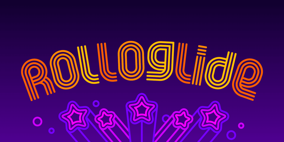Rolloglide Font Poster