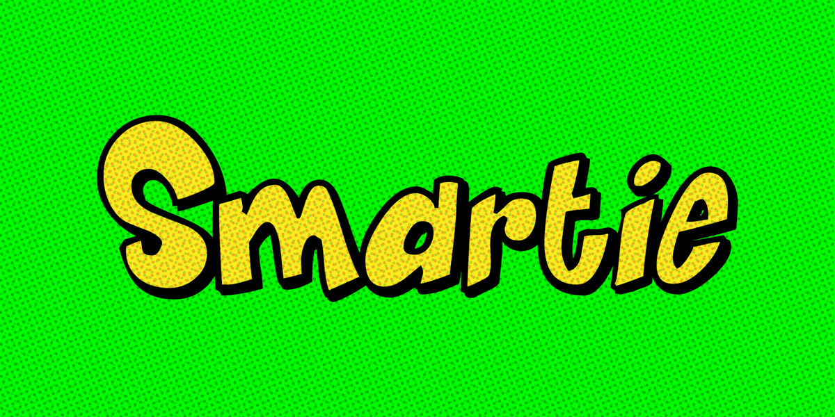 Smartie Font Poster
