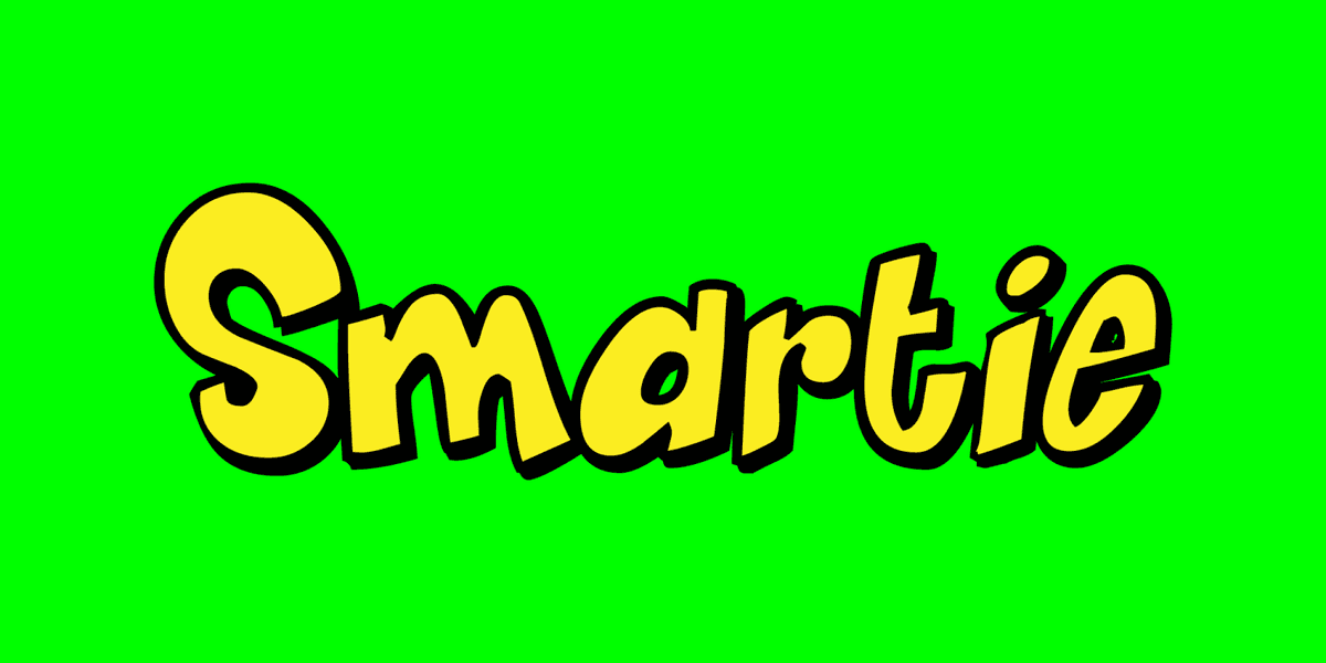 Smartie Font Poster