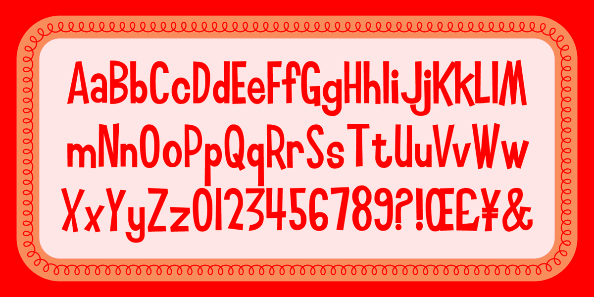 Smilage Font Poster