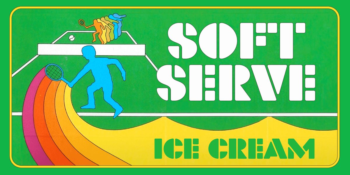 Tennis Font Poster