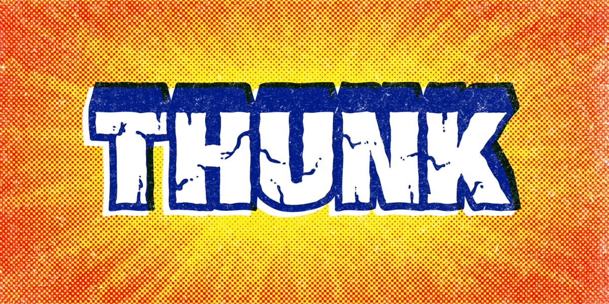 Thunk Font Poster