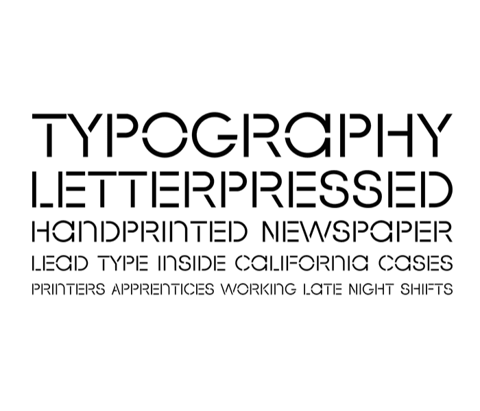 Tigra Font Poster