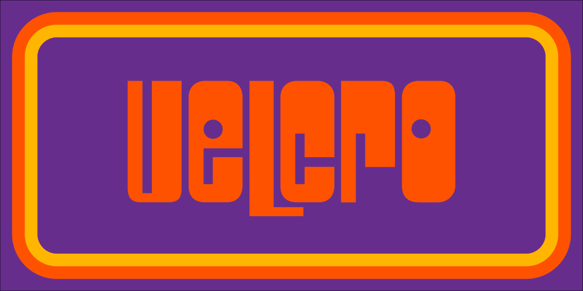 Velcro Font Poster