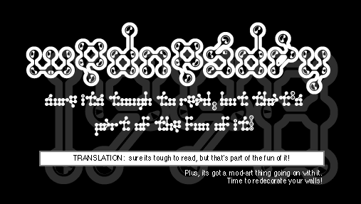 Wednesday Font Poster