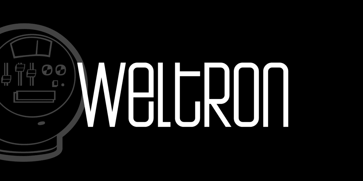 Weltron Font Poster