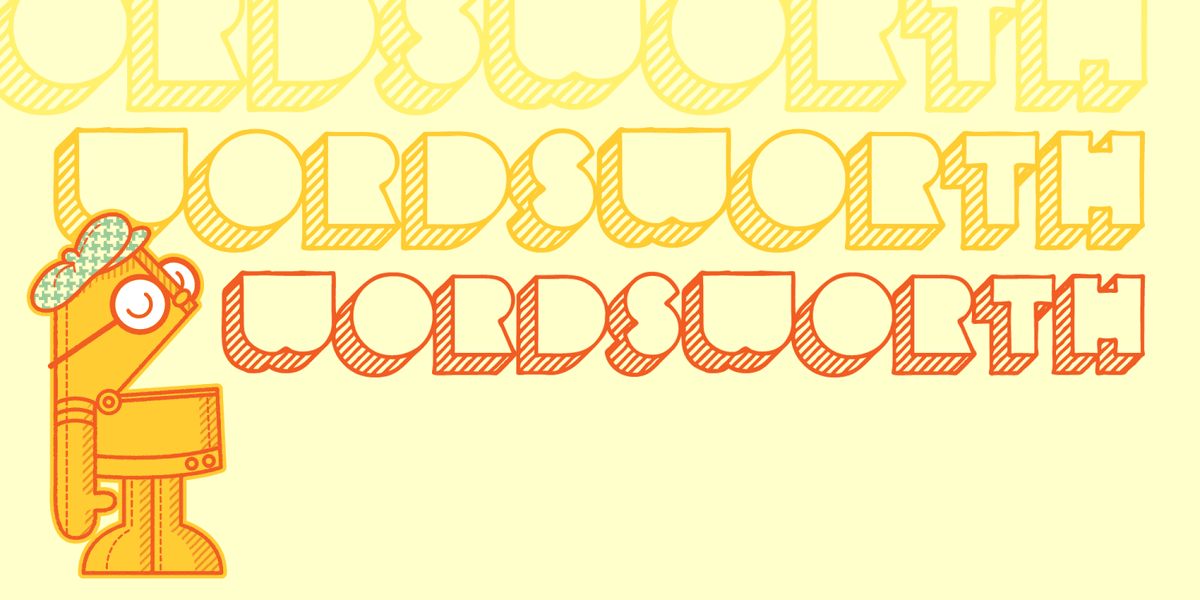 Wordsworth Font Poster