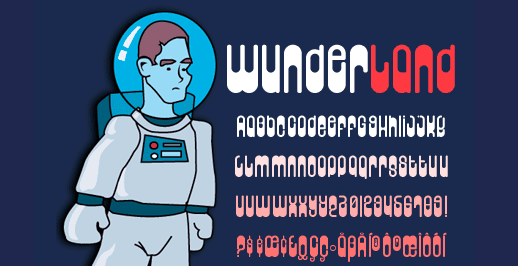 Wunderland Font Poster