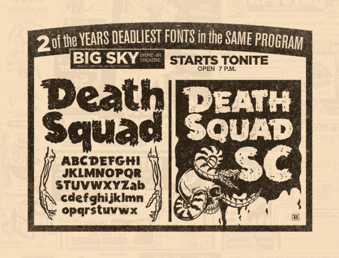 Death Squad Fonts